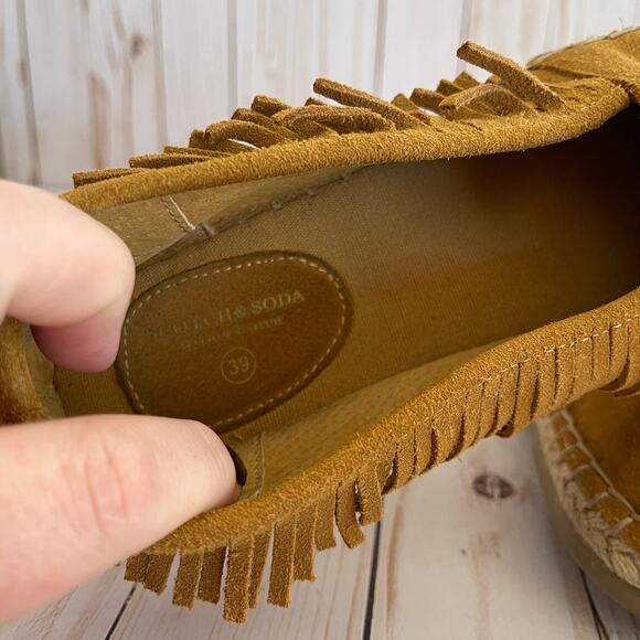 Scotch & Soda Fringe Moccasin Flats Size 7 - Picture 8 of 8